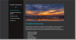 Desktop Screenshot of crea8events.com